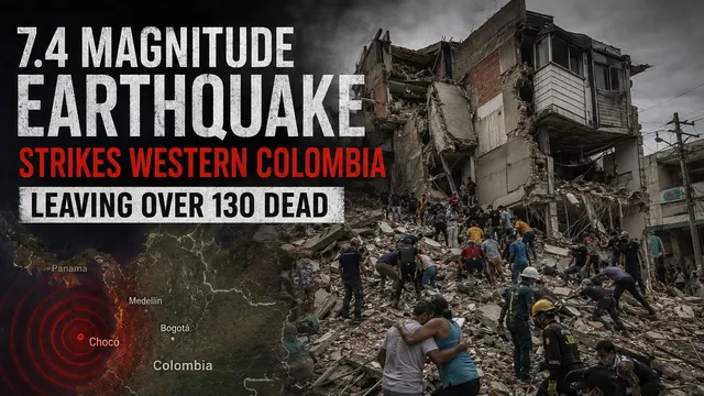 7.4 Magnitude Earthquake Strikes Western Colombia, Leaving Over 130 Dead