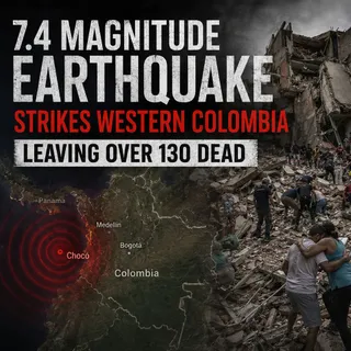 7.4 Magnitude Earthquake Strikes Western Colombia, Leaving Over 130 Dead