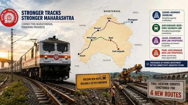 Indian Railways Expands Marathwada Connectivity with New Infrastructure Projects