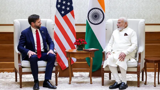 U.S. Vice-President Vance dials PM Modi