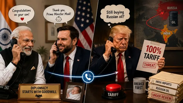 India’s Diplomatic Smiles Clash With US Sledgehammer: 100% Tariff on Table