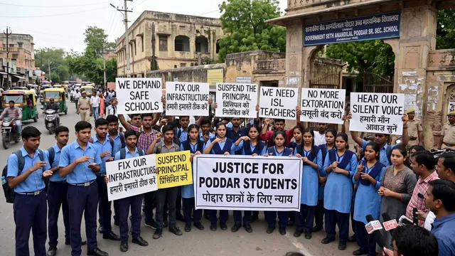 Historic Silent Protest in Jaipur: Principal Suspended After Deaf and Mute Students Demand Basic Rights