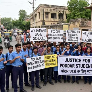 Historic Silent Protest in Jaipur: Principal Suspended After Deaf and Mute Students Demand Basic Rights