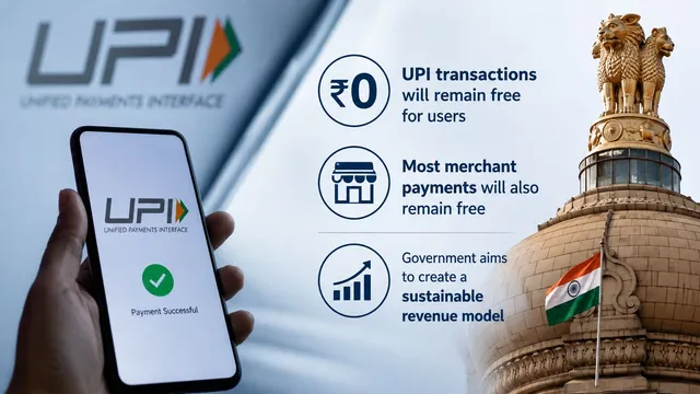 India's UPI Payment System to Remain Free for Users, Mostly Free for Merchants