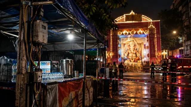 Two Dead, Four Injured After Short‑Circuit at Mumbai Ganesh Festival Stall