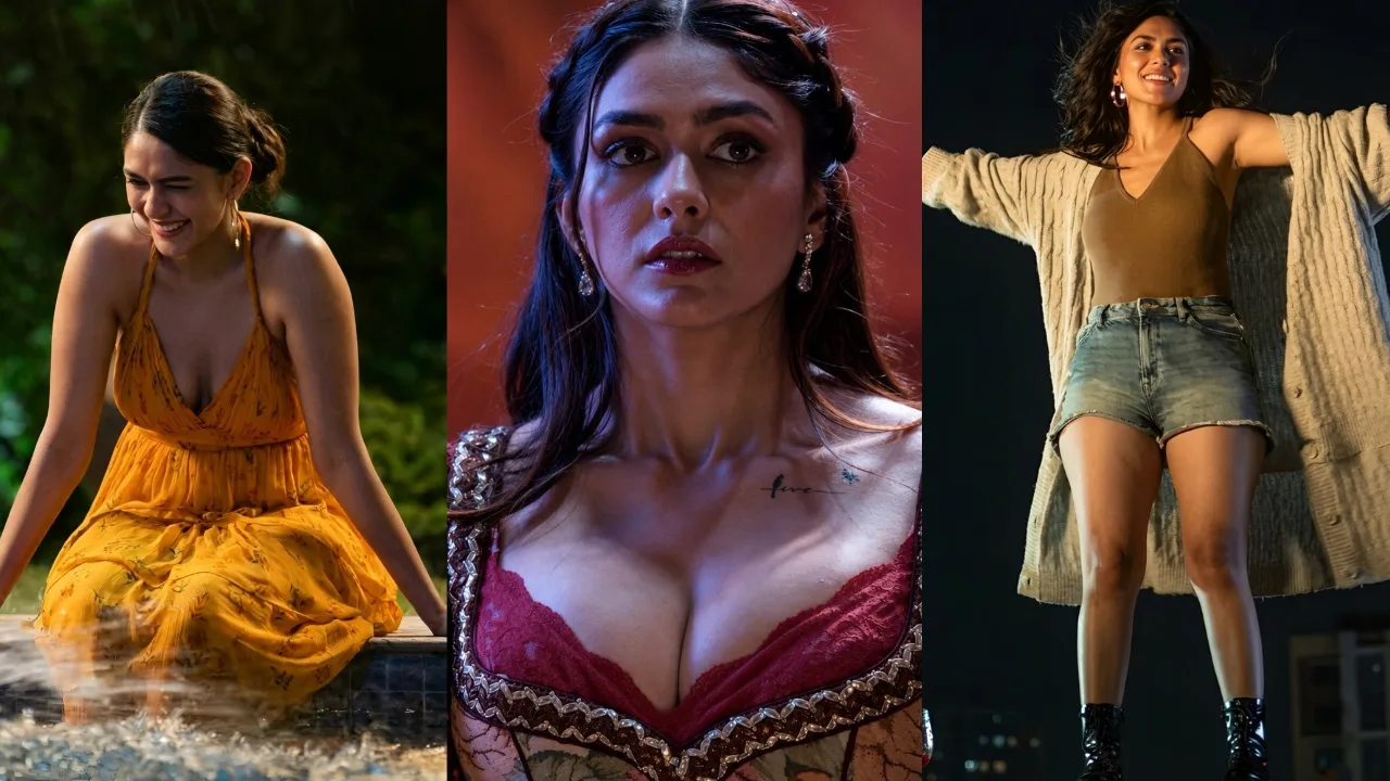 Mrunal Thakur Sets Social Media Ablaze with Her Latest Sizzling Looks